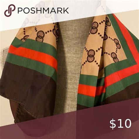 fake gucci scarfd|Gucci inspired scarf.